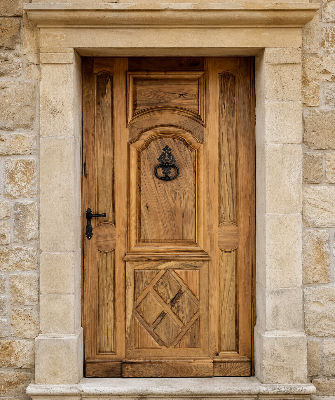 Porte d'entrée de style Régence